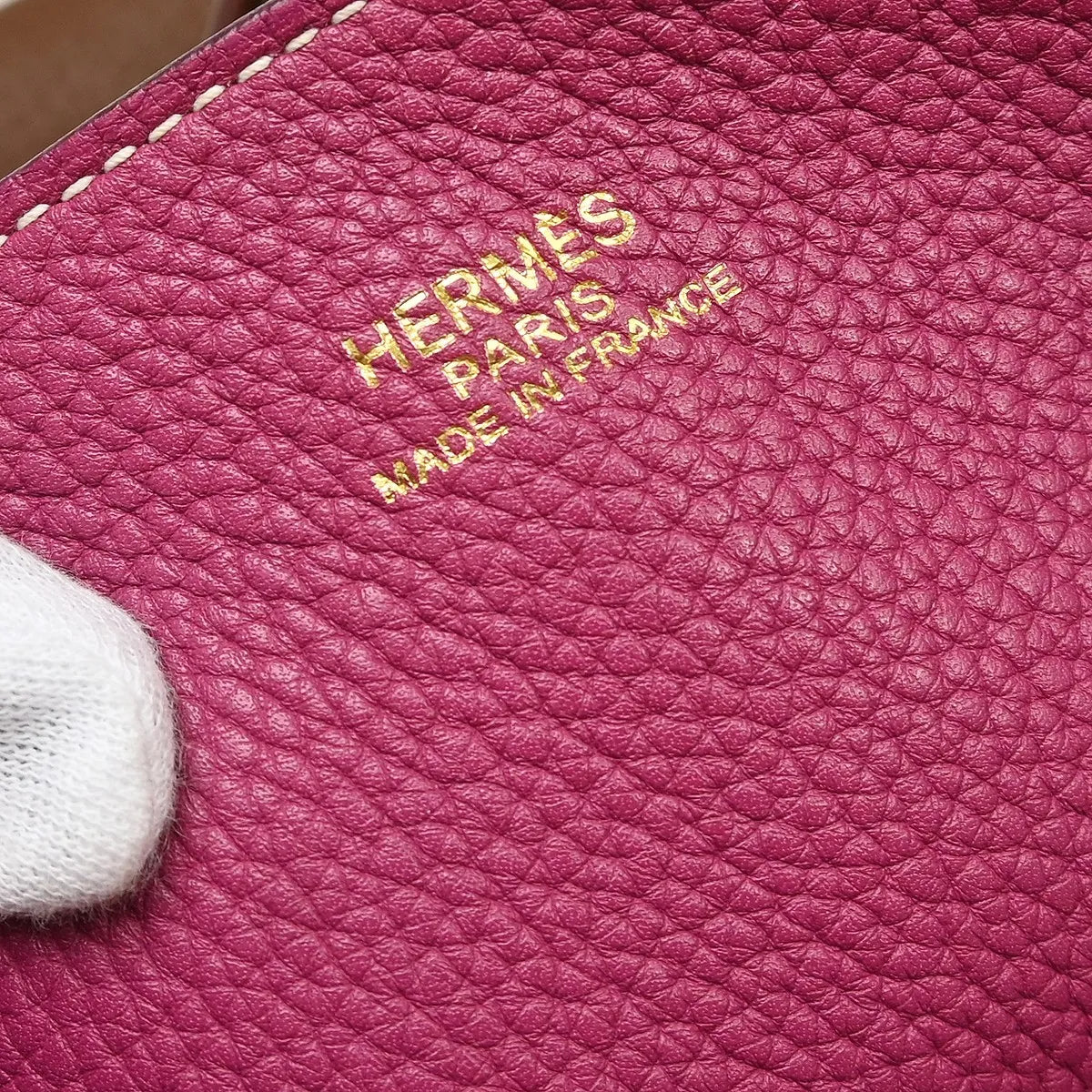 Hermes Double Sens Tote Clemence, Brown, Leather, Tote Bag
