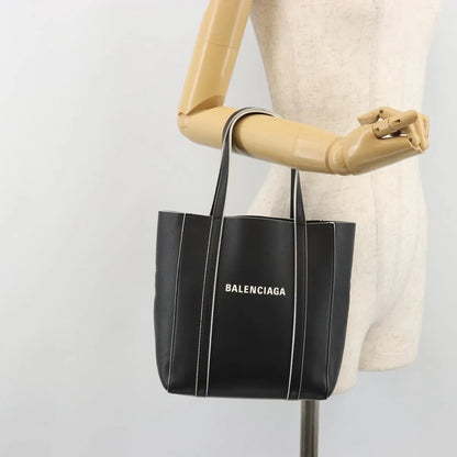 Balenciaga Everyday Tote Leather, Black, Leather, Tote Bag