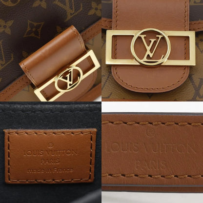 Louis Vuitton Dauphine Reverse Monogram Canvas, Brown, Canvas, Shoulder Bag