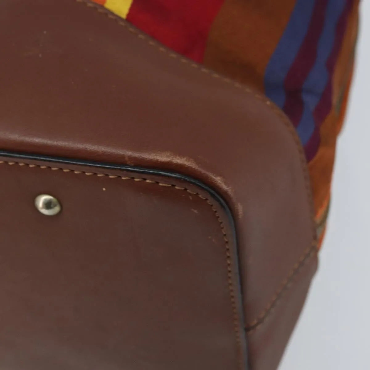 Celine Vintage Canvas, Multicolour, Canvas, Shoulder Bag
