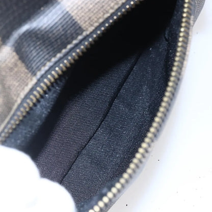 Fendi Vintage Pequin Logo Coated Canvas, Brown, Canvas, Backpack