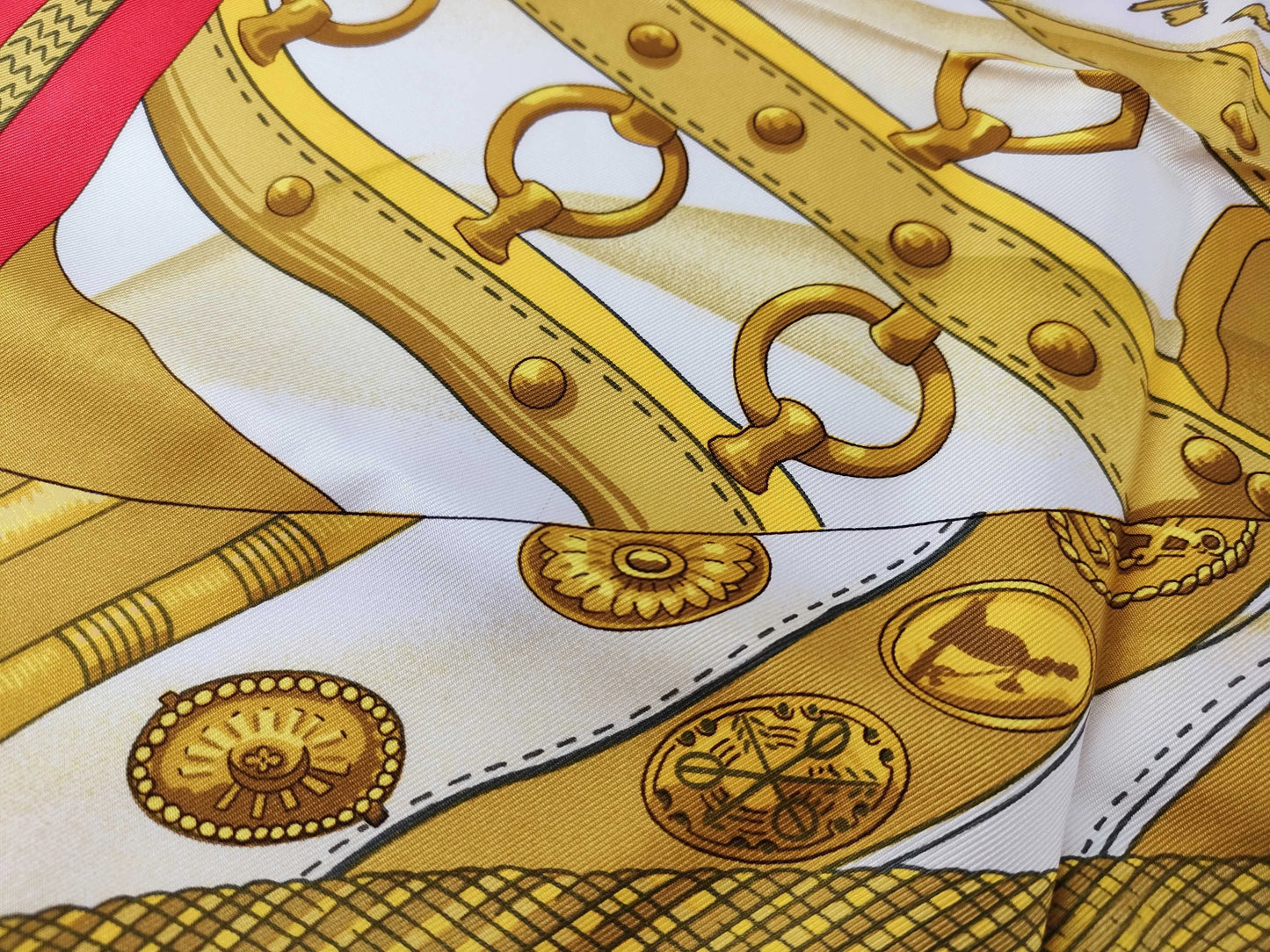 Hermes Carré 90 Silk multicolor, Multicolour, Silk, Scarf