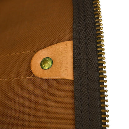Louis Vuitton Barrel Keepall Fleur Monogram Vernis, Brown, Canvas, Handbag