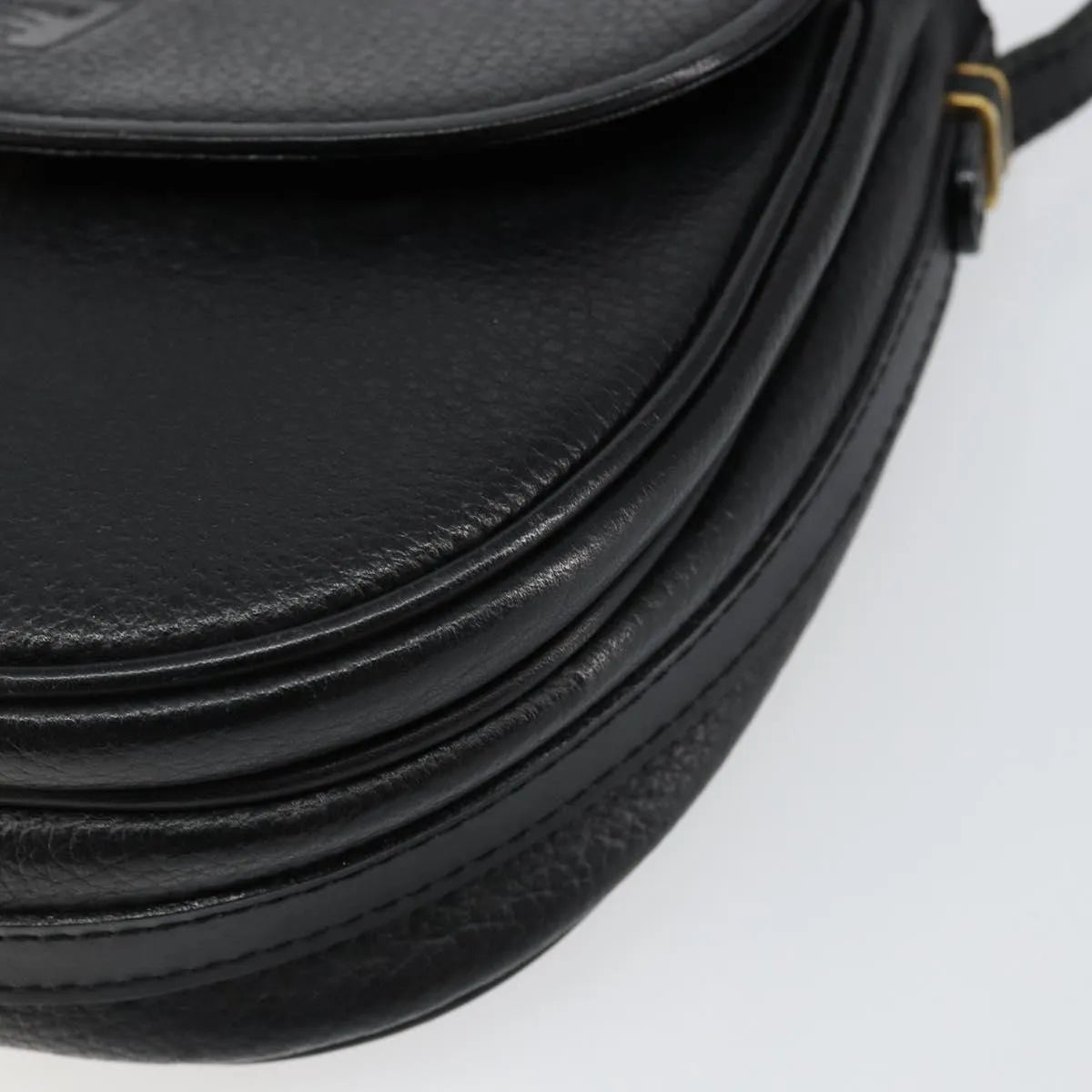 Burberry Flap Shoulder Leather, Black, Leather, Shoulder Bag