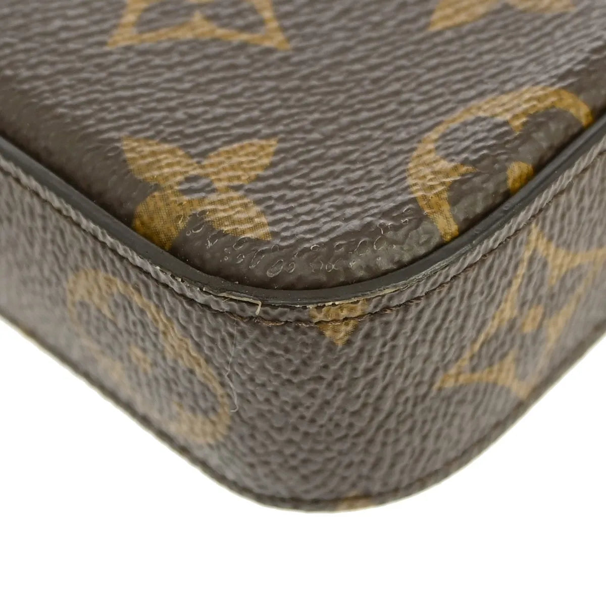 Louis Vuitton Pochette Felicie Monogram, Brown, Canvas, Clutch