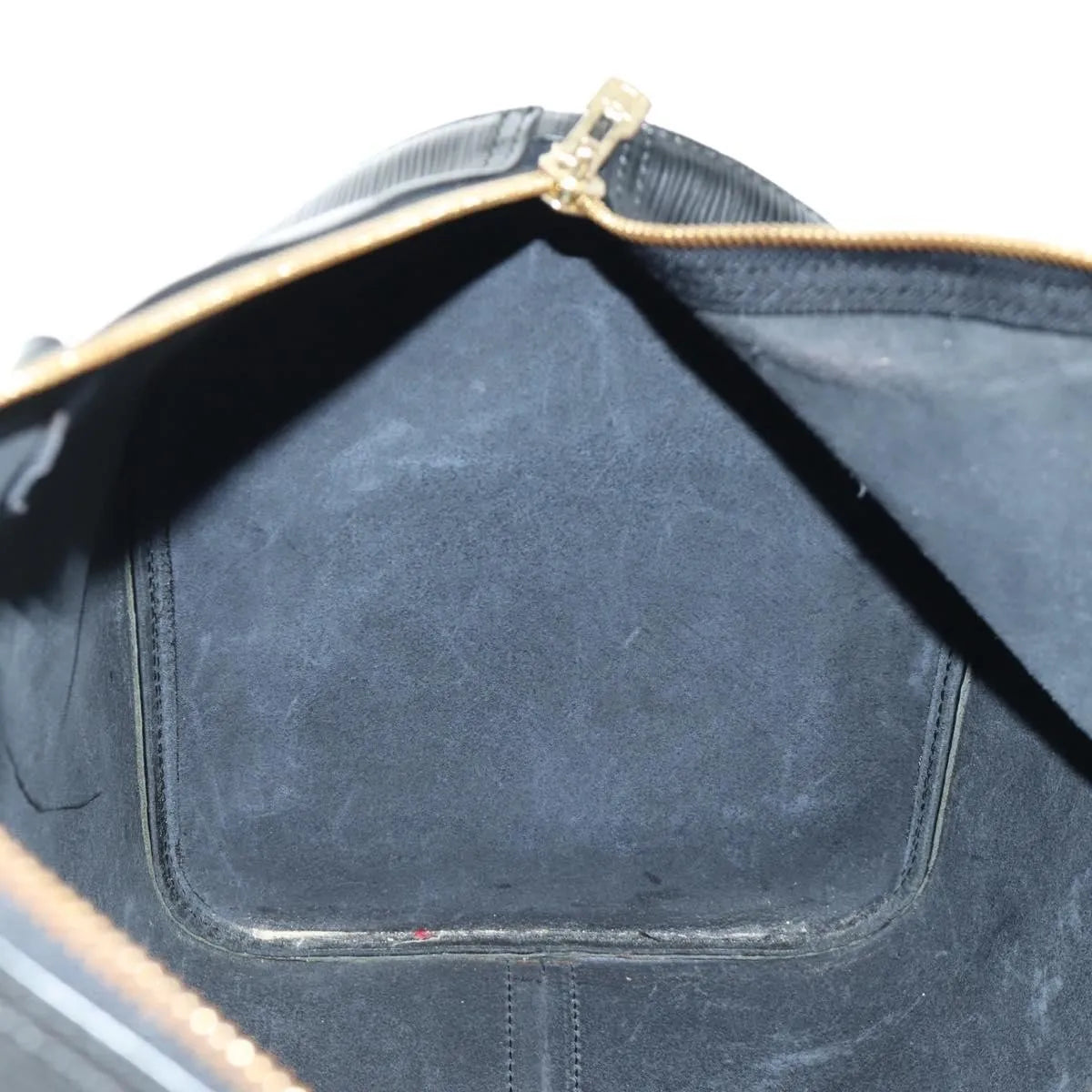 Louis Vuitton Keepall Epi Leather, Black, Leather, Travel Bag