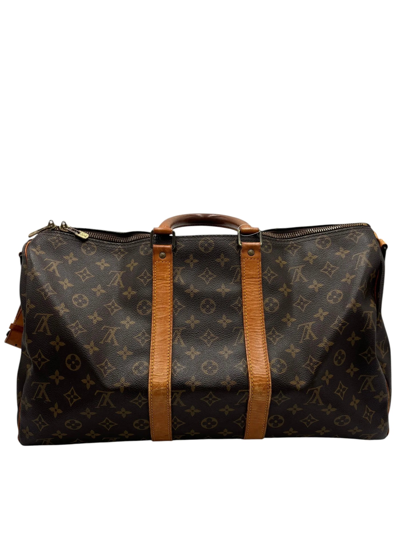 Louis Vuitton Keepall Monogram Canvas, Brown, Canvas, Handbag
