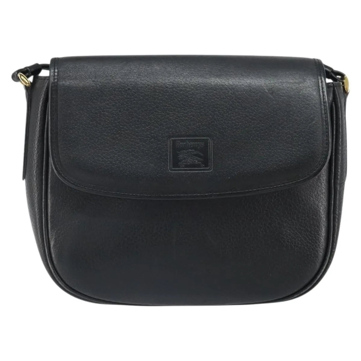 Burberry Vintage Leather, Black, Leather, Shoulder Bag