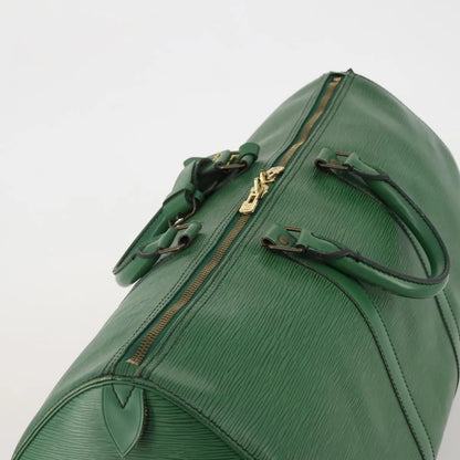 Louis Vuitton Keepall Epi Leather, Green, Leather, Travel Bag