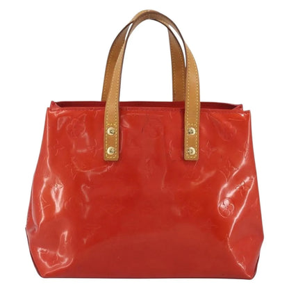 Louis Vuitton Reade Monogram Vernis, Red, Patent Leather, Handbag