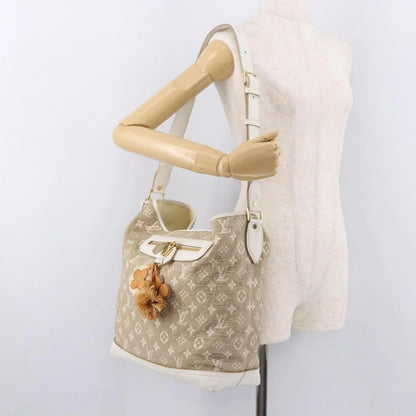 Louis Vuitton Besace Handbag Monogram Sabbia, Beige, Canvas, Shoulder Bag