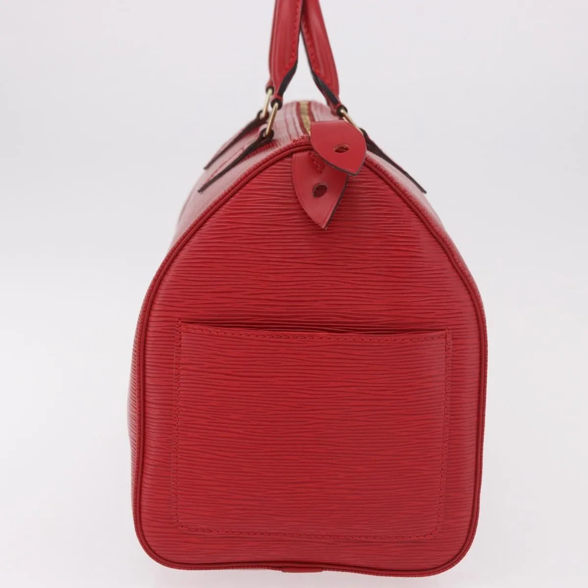 Louis Vuitton Speedy Epi Leather, Red, Leather, Handbag