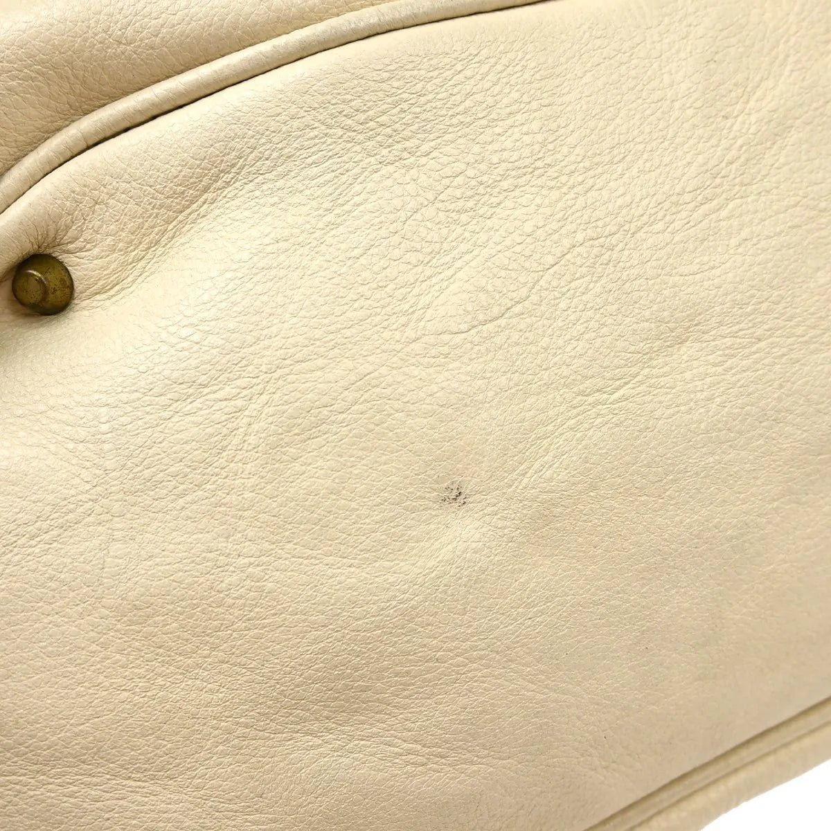 Chloe Paddington Lock Leather, Beige, Leather, Handbag