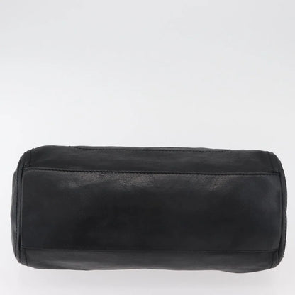 Celine vintage Leather, Black, Leather, Handbag