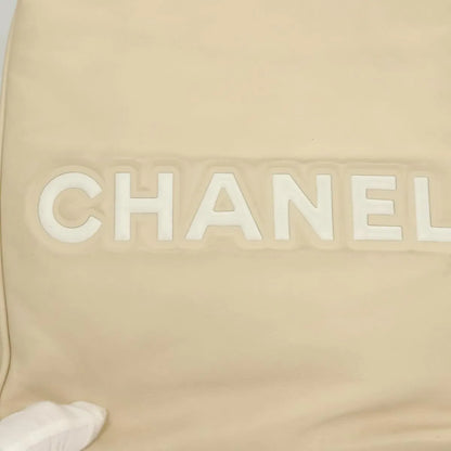 Chanel Camellia Tote Leather, Beige, Leather, Tote Bag