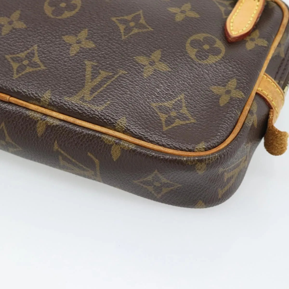 Louis Vuitton Pochette Marly Bandouliere Monogram Canvas, Brown, Canvas, Clutch