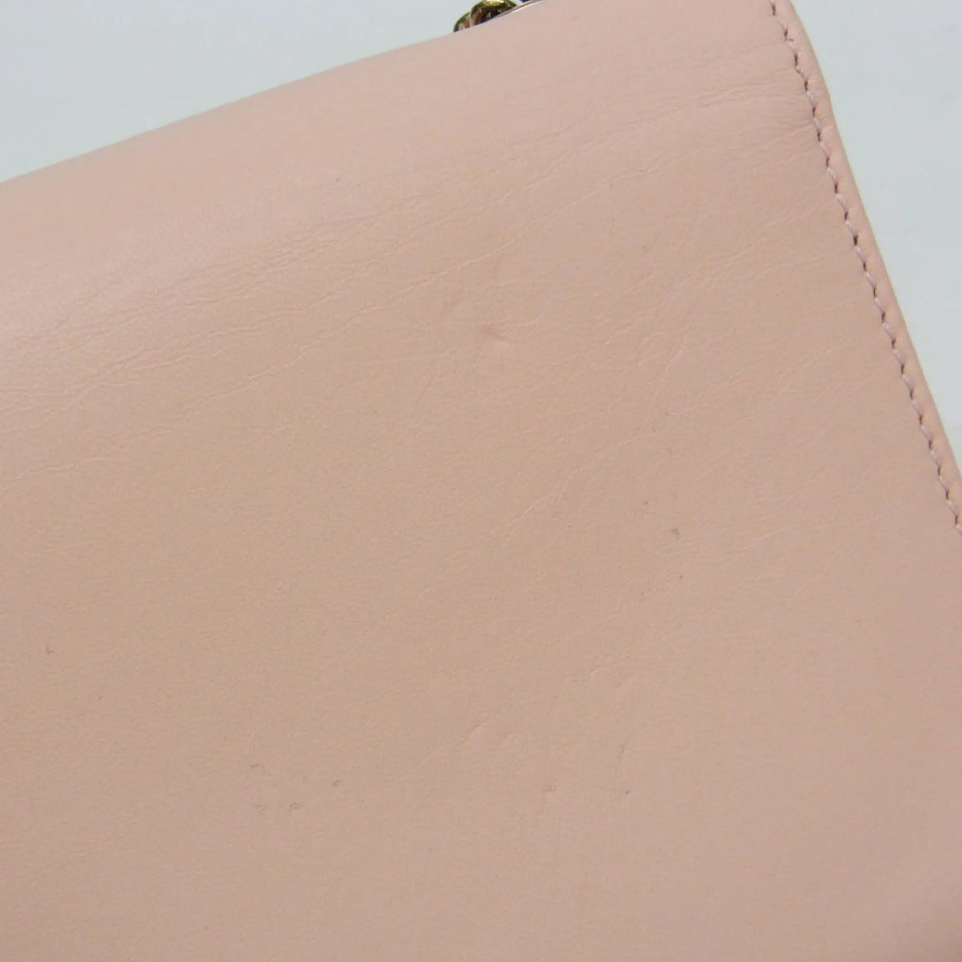 Chloe Bow Detail Wallet on Chain Leather, Pink, Leather, Clutch