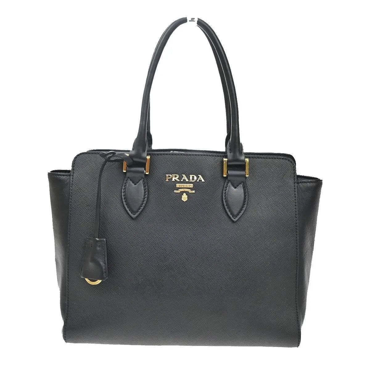 Prada Re-Edition Galleria Tote Saffiano Leather, Black, Leather, Tote Bag