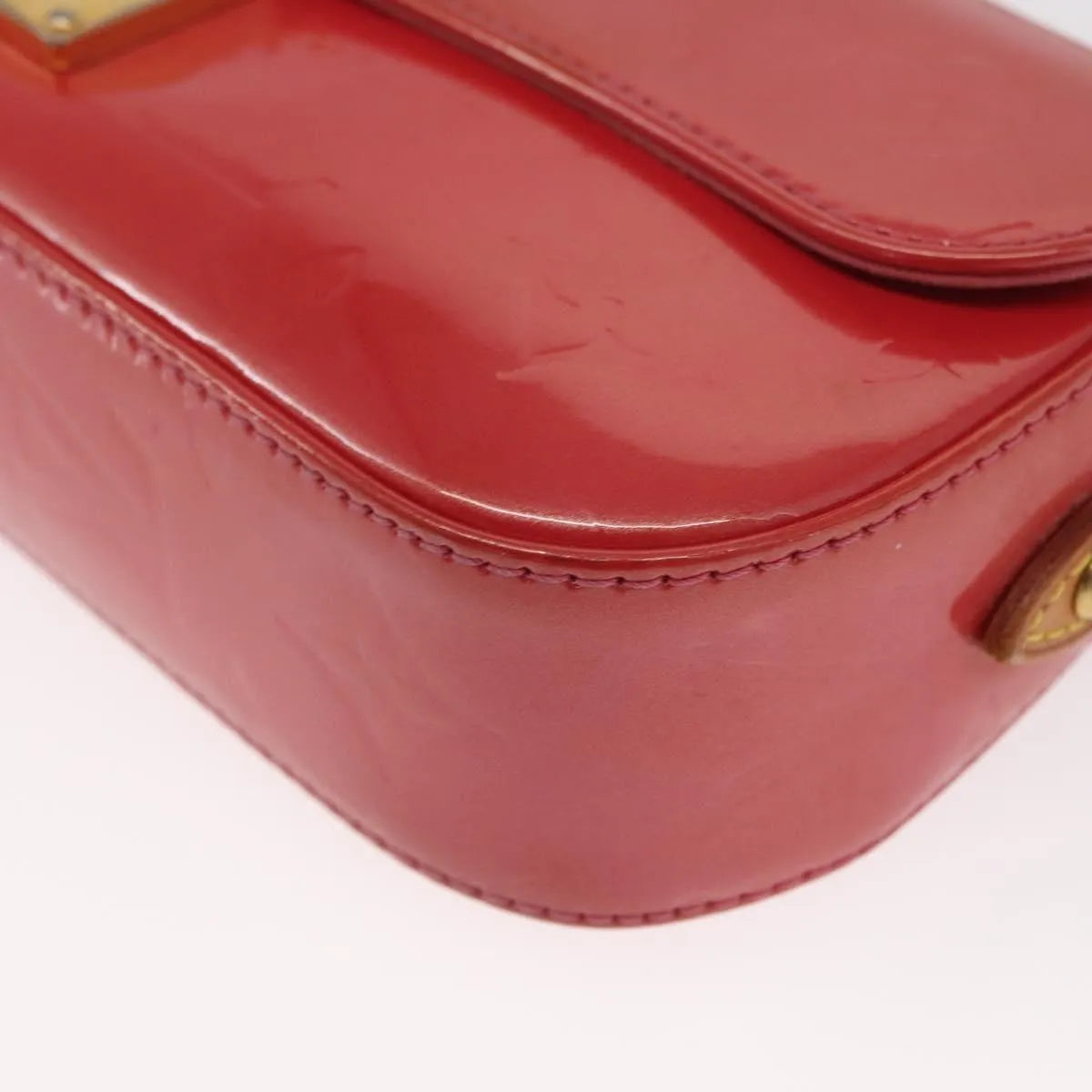 Louis Vuitton Malibu Street Monogram Vernis, Pink, Patent Leather, Handbag