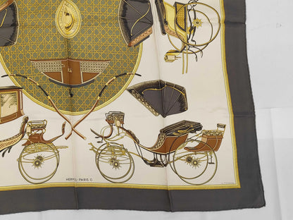 Hermes Carré 90 Silk multicolor, Multicolour, Silk, Scarf