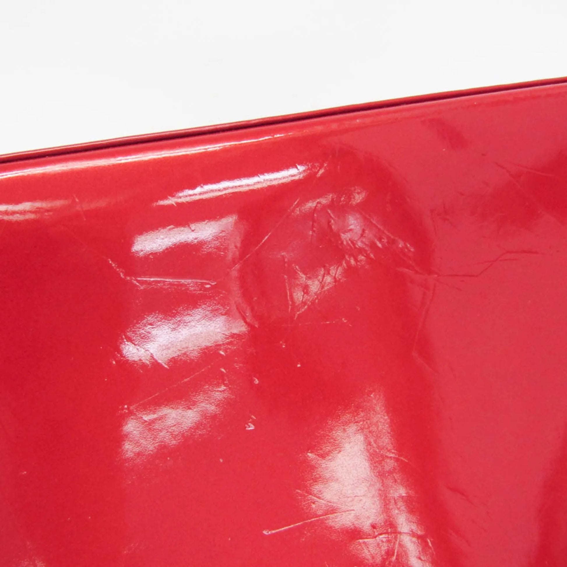 Louis Vuitton Alma Monogram Vernis, Red, Patent Leather, Handbag