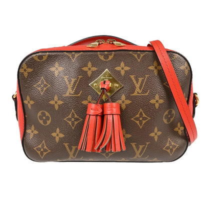 Louis Vuitton Saintonge Monogram Canvas with Leather, Brown, Canvas, Shoulder Bag