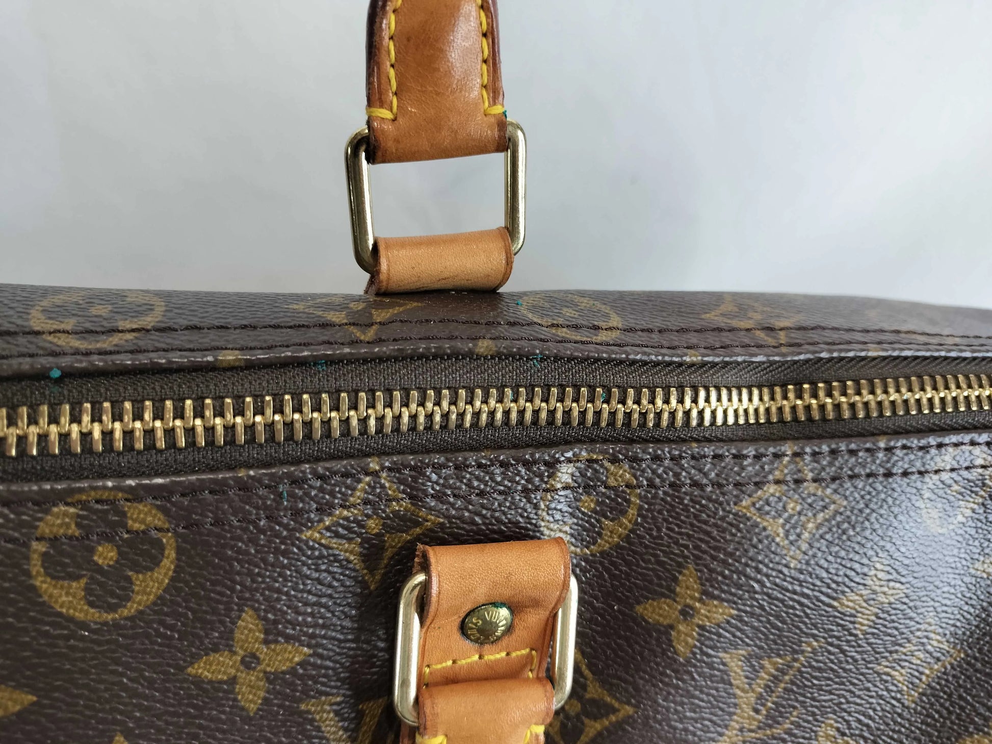 Louis Vuitton keepall bandoulière monogram, Brown, Canvas, Handbag