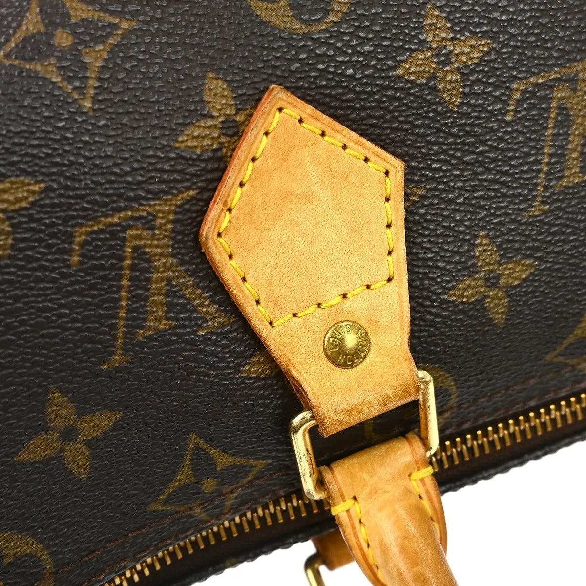 Louis Vuitton Speedy Monogram, Brown, Canvas, Handbag