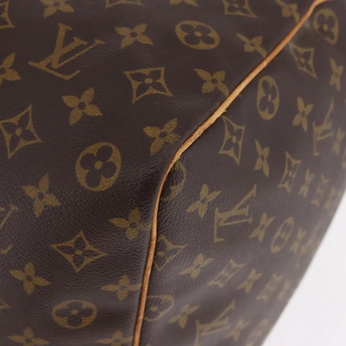 Louis Vuitton Keepall Monogram, Brown, Canvas, Travel Bag