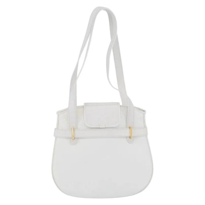 Christian Dior Vintage Leather, White_gold, Leather, Shoulder Bag