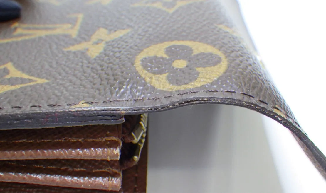 Louis Vuitton Pochette Accessoires Monogram Canvas, Brown, PVC, Wallet