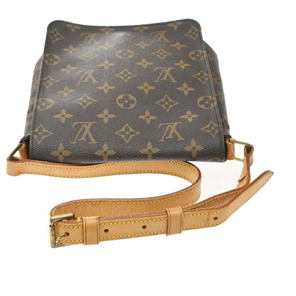 Louis Vuitton Musette Salsa Monogram Canvas, Brown, Leather, Shoulder Bag