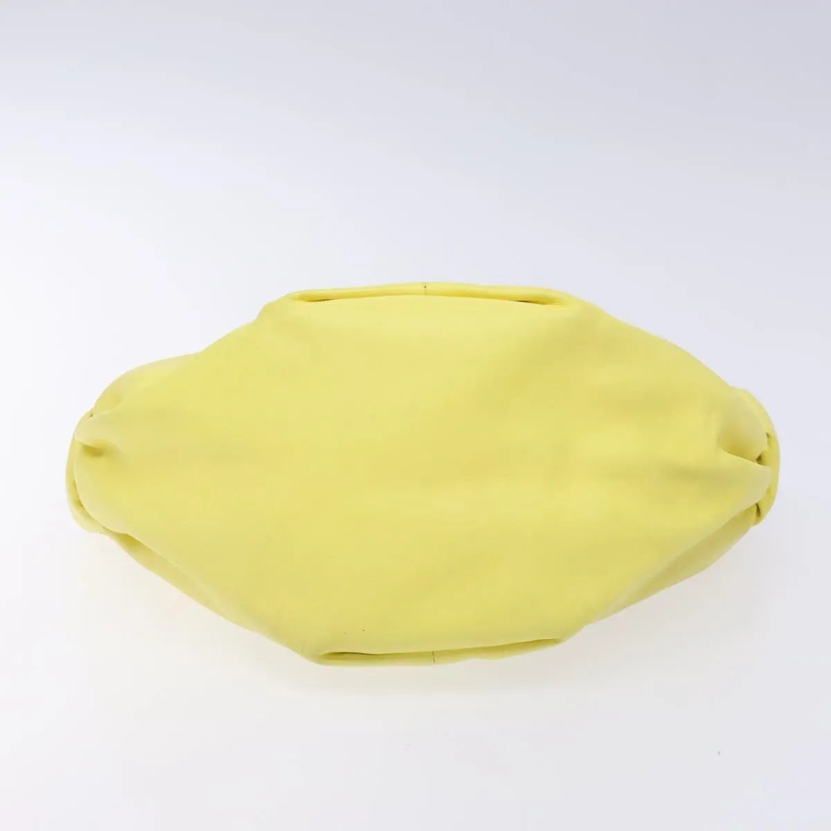 Bottega Veneta Double Knot Hobo Leather, Yellow, Leather, Handbag