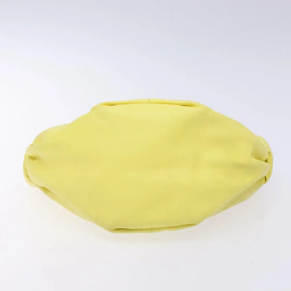 Bottega Veneta Double Knot Hobo Leather, Yellow, Leather, Handbag