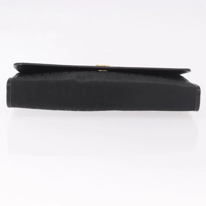 Christian Dior Vintage Honeycomb chain Canvas, Black, Canvas, Shoulder Bag