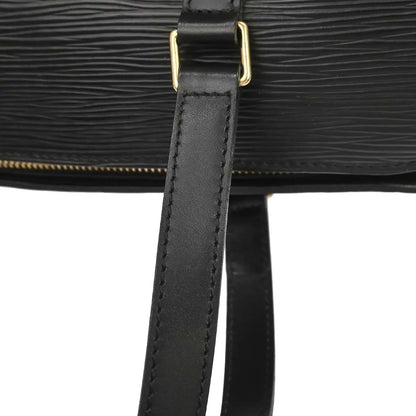 Louis Vuitton Soufflot Epi Leather, Black, Leather, Handbag