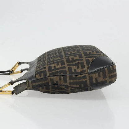 Fendi Chef Hobo Zucca Canvas, Brown, Canvas, Shoulder Bag