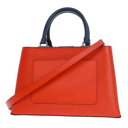 Louis Vuitton Kleber Epi Leather, Red, Leather, Handbag
