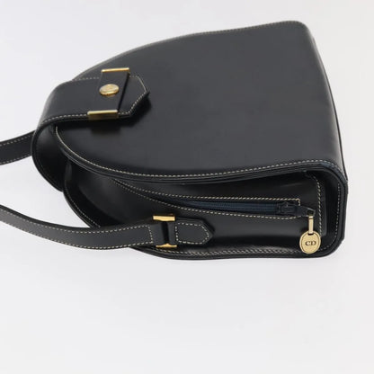 Christian Dior Vintage Leather, Black, Leather, Shoulder Bag