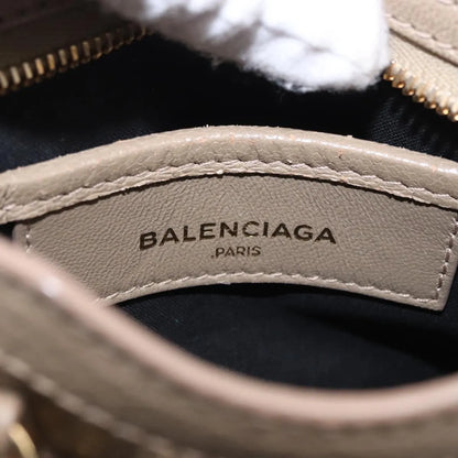 Balenciaga City Classic Studs Leather, Beige, Leather, Handbag