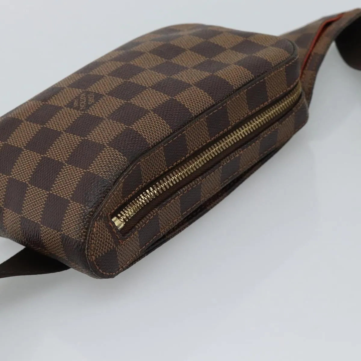 Louis Vuitton Geronimos Waist Damier, Brown, Canvas, Shoulder Bag