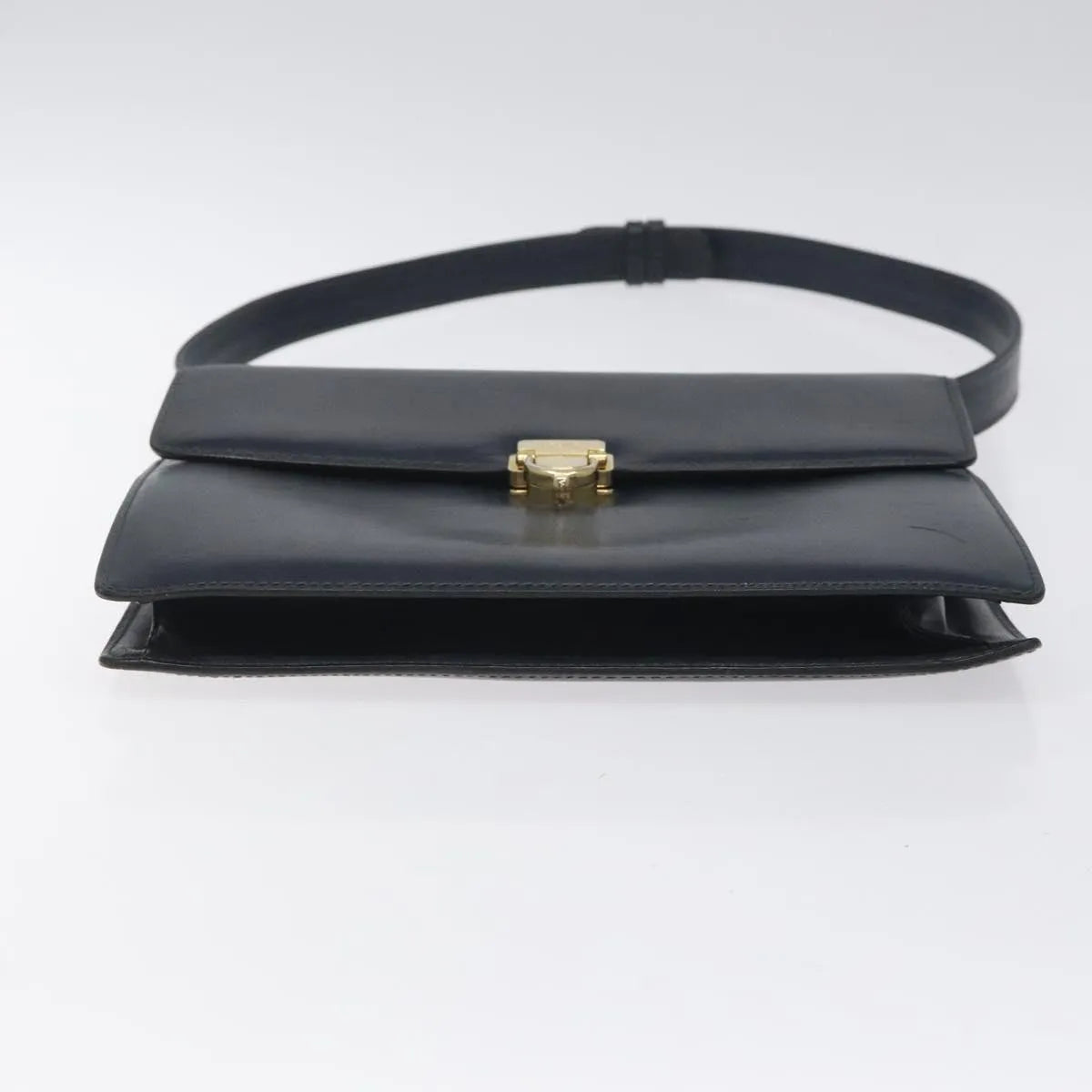 Celine Vintage Leather, Navy, Leather, Shoulder Bag