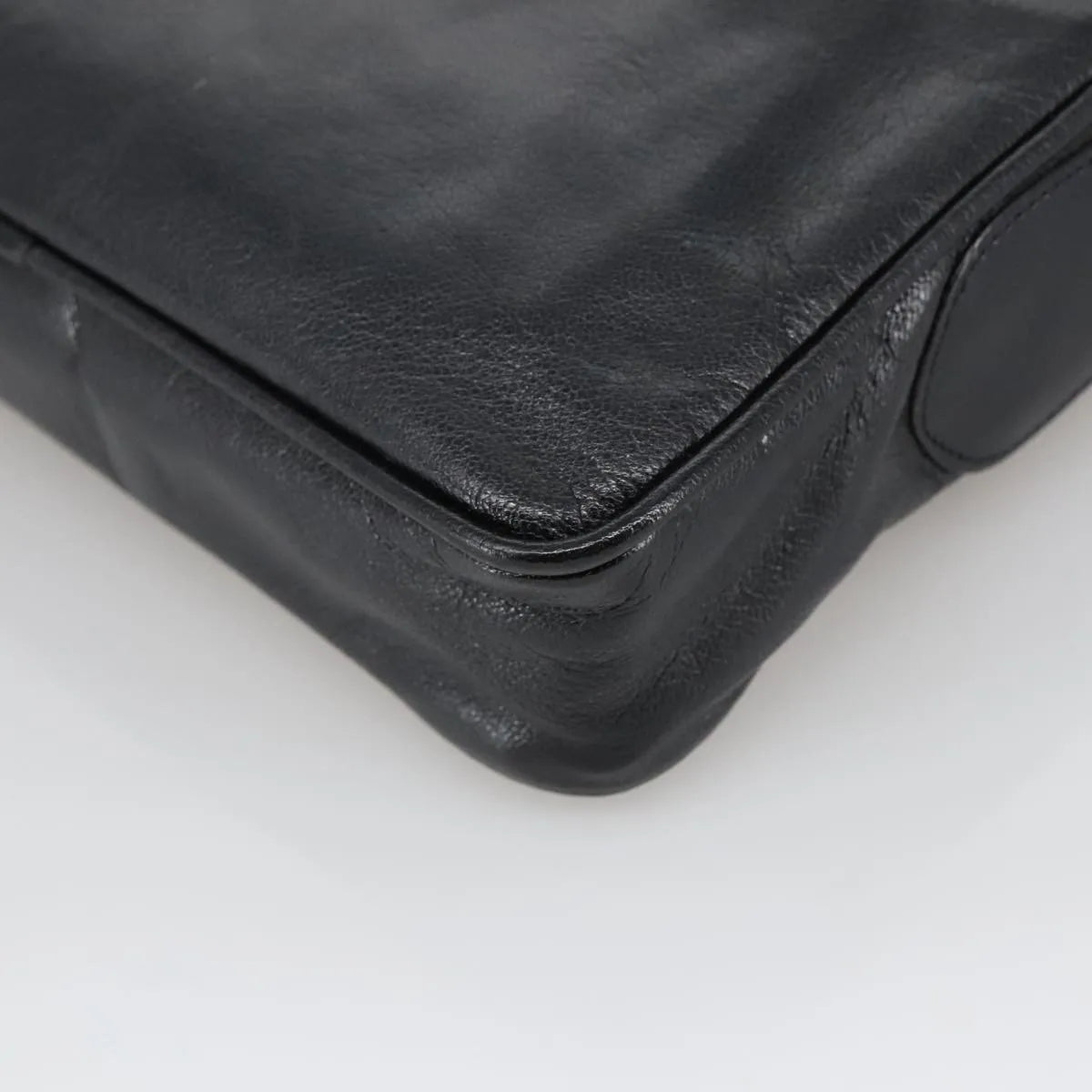 Celine Vintage Leather, Black, Leather, Shoulder Bag