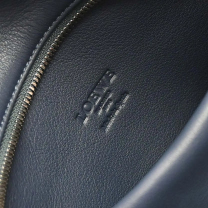 Loewe Amazona NM Leather, Navy, Leather, Handbag