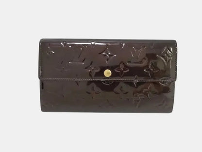 Louis Vuitton Portefeuille Sarah Patent Leather, Burgundy, Patent Leather, Wallet
