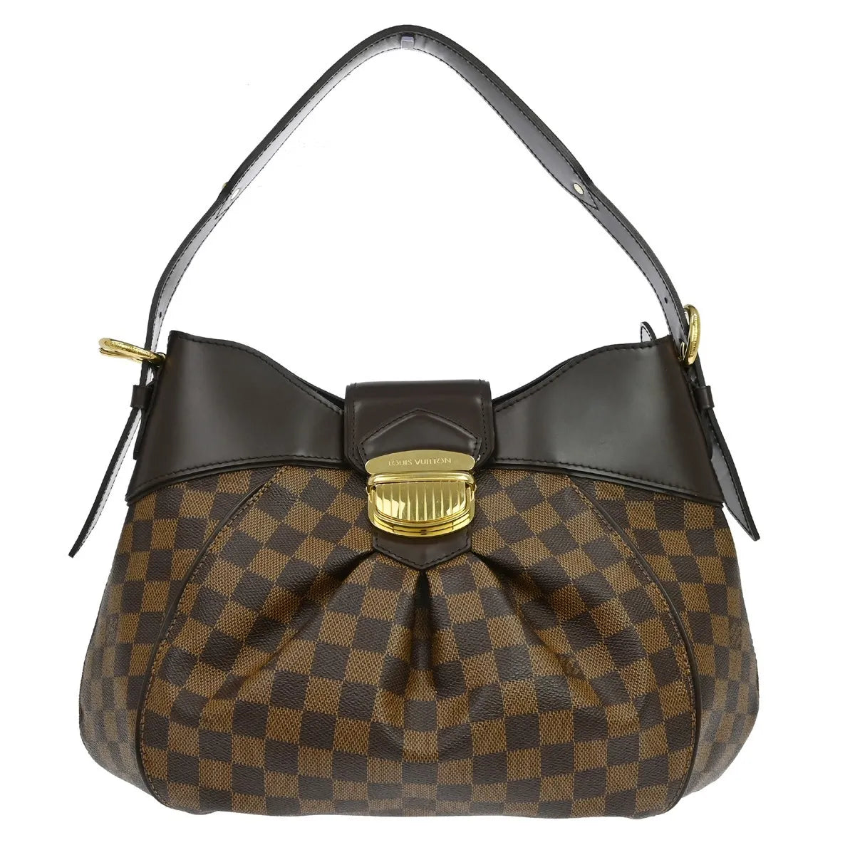 Louis Vuitton Sistina Damier, Brown, Canvas, Shoulder Bag
