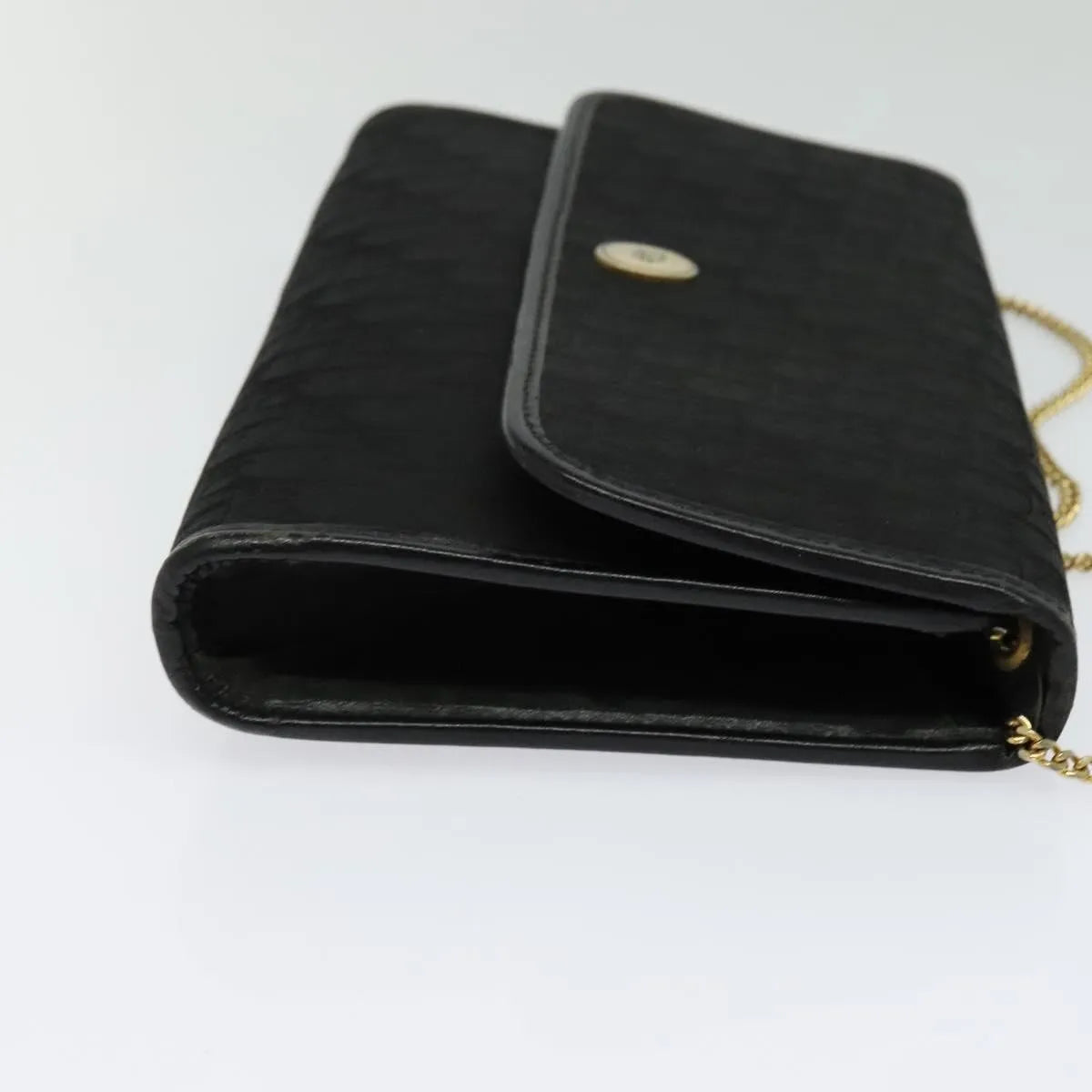 Christian Dior Vintage Trotter Canvas, Black, Canvas, Shoulder Bag