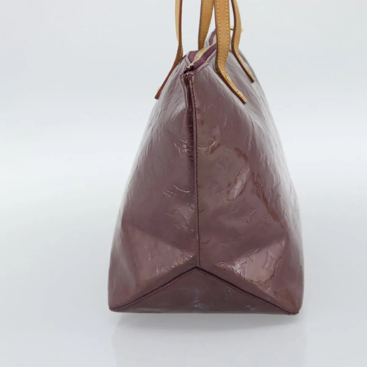 Louis Vuitton Bellevue Monogram Vernis, Purple, Patent Leather, Tote Bag