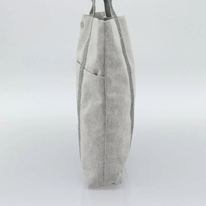 Hermes Fourre-tout Herline Fourre-tout Herline, Gray, Canvas, Tote Bag