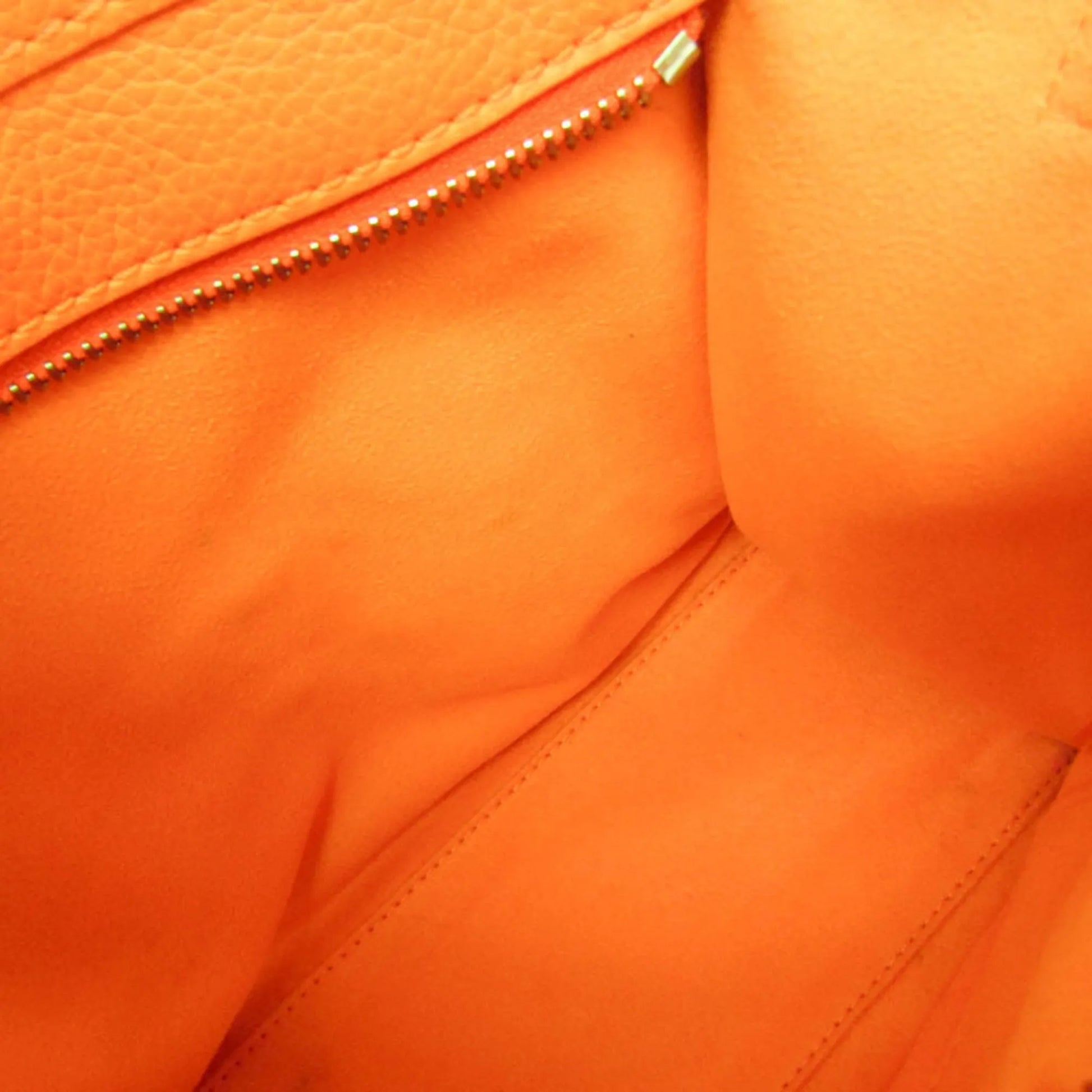 Celine Multicolor Luggage Leather, Orange, Leather, Handbag